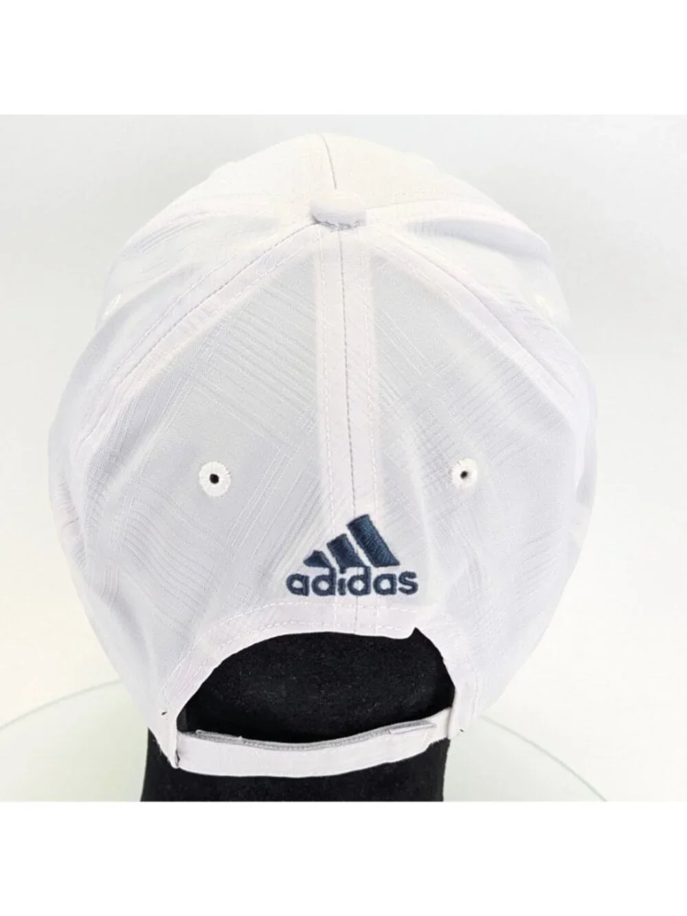 Adidas Golf Hat White Adjustable Embroidered Logo Lightweight Baseball Cap